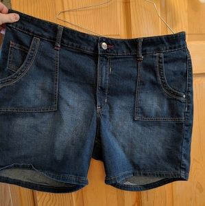 Women's Plus-size Denim Jean Shorts